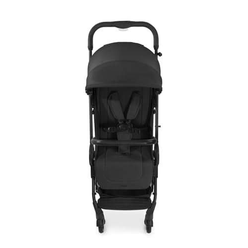 Silla de Paseo Ligera hauck Travel N Care, Ultraligera y Reclinable, desde Recién Nacido hasta 22 kg, Plegado Compacto, Suspensión y Protección Solar UV 50+, Color Negro