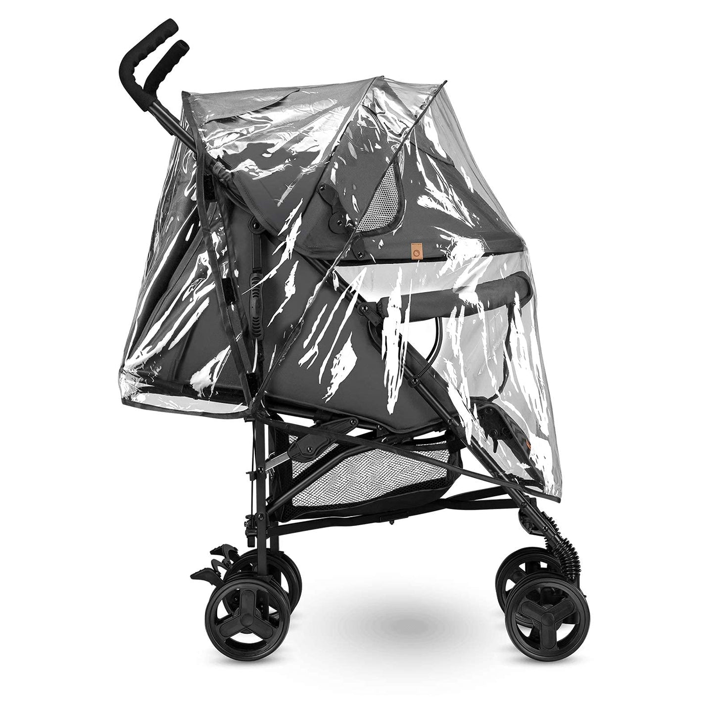 LIONELO Silla de Paseo Ligera Elia para Bebés hasta 15 kg, Carrito de Bebé Plegable con Asiento Reclinable, Capota XXL, Cesta y Mosquitera, de 6 a 36 Meses