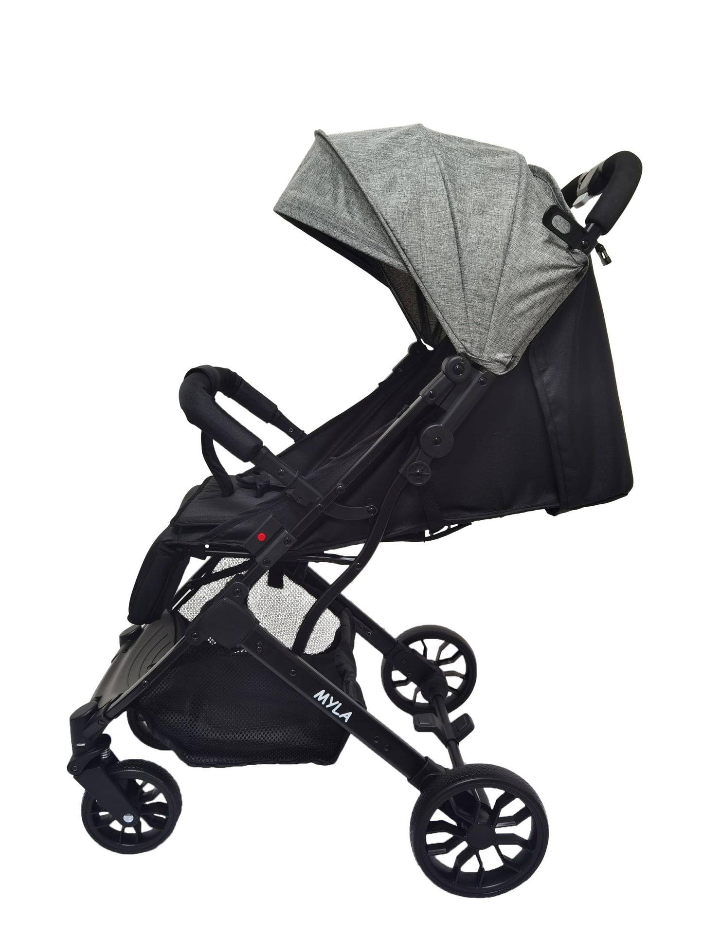 Nania Myla Cochecito Compacto Tipo Caña, Reclinable con Una Mano, Ligero 7,5 kg, Desde 0 a 4 Años (Hasta 22 kg), con Cesta y Trolley