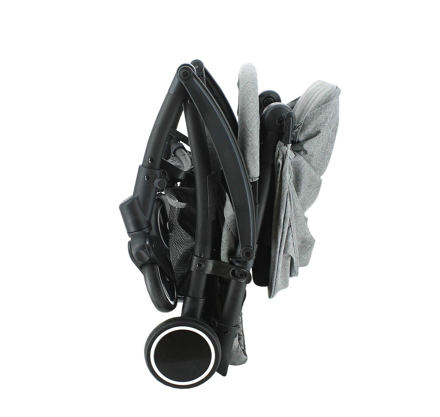 Nania - Silla de paseo LILI ligera y compacta - Para niños de 0 a 36 meses - Respaldo ajustable con posición tumbada - Plegado rápido y compacto (gris)