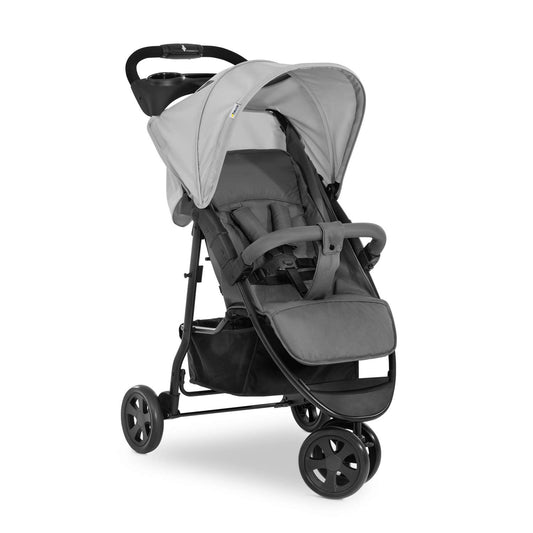 hauck Citi Neo 3 Silla de Paseo Ultraligera con 3 Ruedas, Reclinable desde Recién Nacido hasta 22 kg, Plegado Compacto, Color Gris