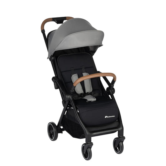 Bebeconfort Sunlite, Silla paseo bebé, 0-4 años(máx. 22kg), Silla de paseo ligera (7,2kg), Posición tumbada, Plegado automático y compacto, Reclinado con 1 mano, Gran Cesta (5 kg), Tinted Grey