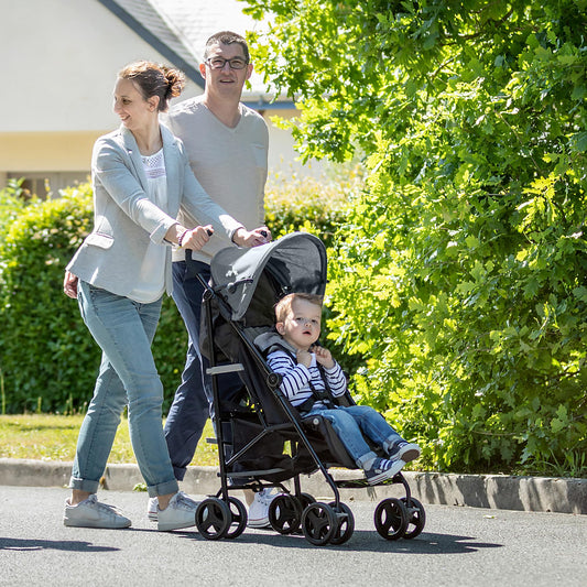 Bebeconfort Rainbow Silla de paseo ligera y reclinable multi posiciónes, plegable con cierre compacto, para niños 6 meses-4 años hasta 22 kg, color Mineral Green